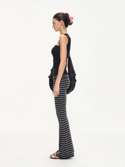 kvkv Sleeveless Square Neck Fitted Tank Top