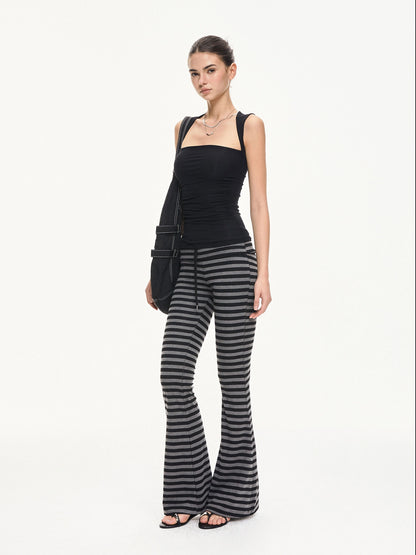 kvkv Sleeveless Square Neck Fitted Tank Top