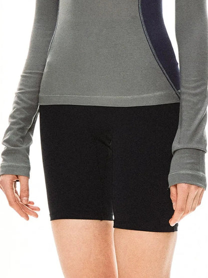 kvkv Slim Fit Henley Neck Yoga Top