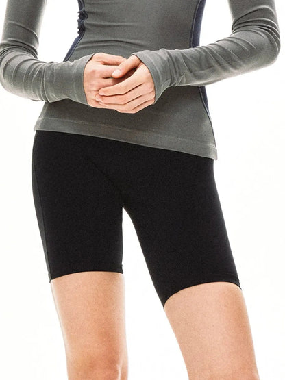 kvkv Slim Fit Henley Neck Yoga Top