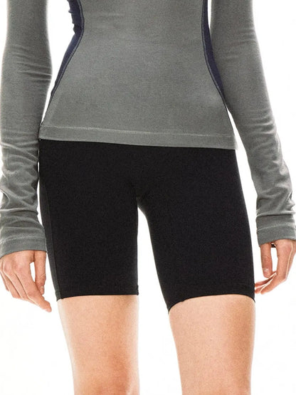 kvkv Slim Fit Henley Neck Yoga Top