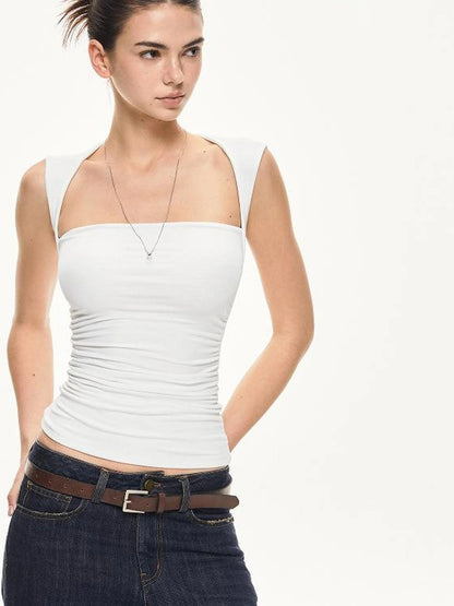 kvkv Slim Fit Square Neck Camisole Top