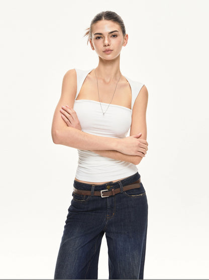 kvkv Slim Fit Square Neck Camisole Top