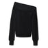 kvkv_Soft_100_Percent_Cotton_Loose_Hooded_Long_Sleeve_Commuter_Women_Black_T-Shirt_MISSTT