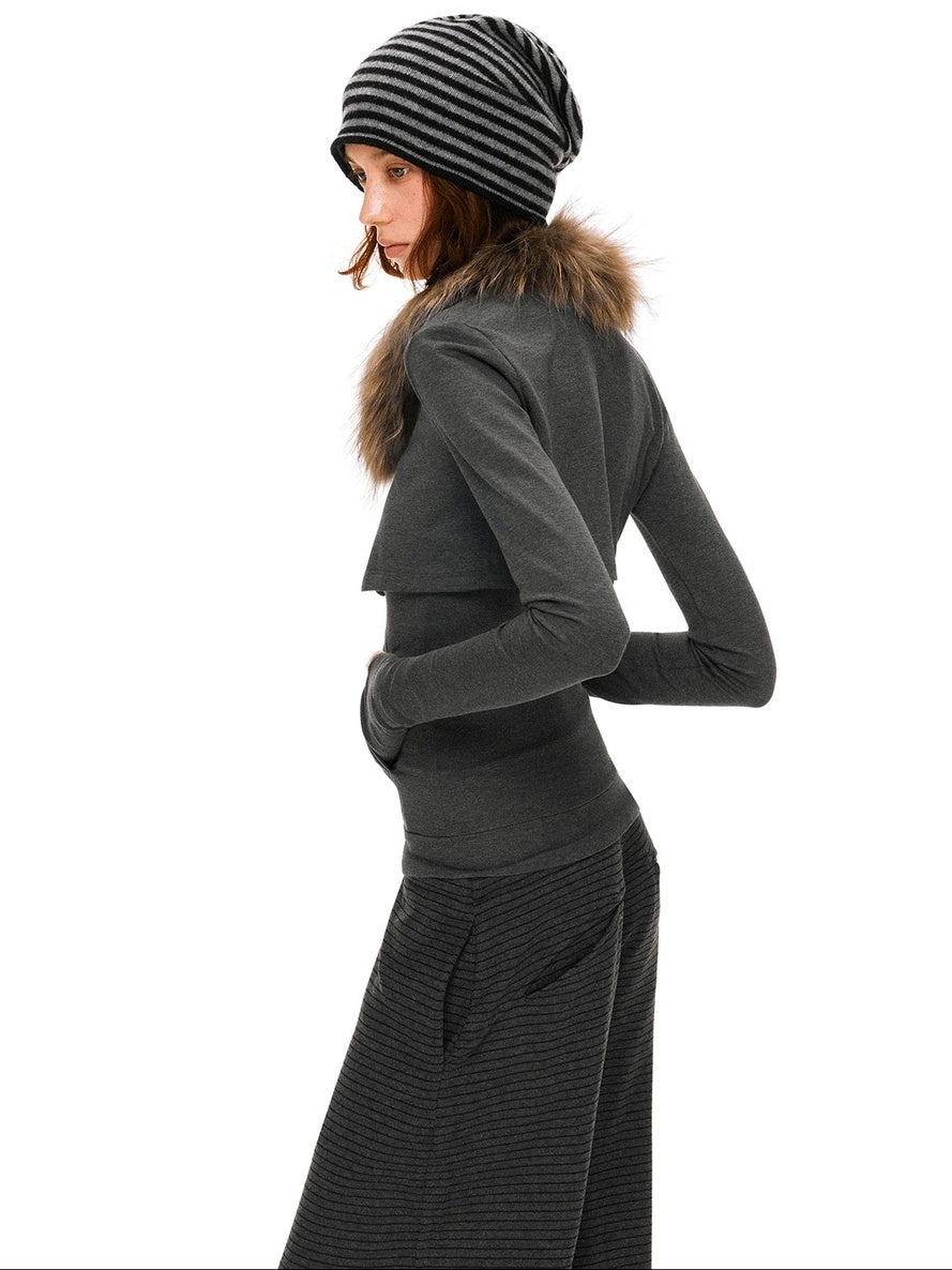 kvkv Soft Cotton Blend Casual Slim Fit Short Zip Up Womens Long Sleeve Jacket