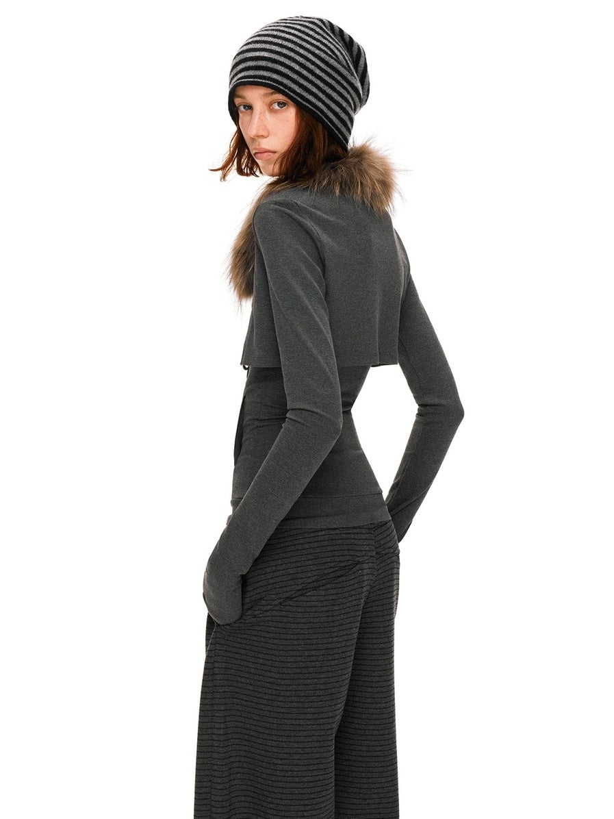 kvkv Soft Cotton Blend Casual Slim Fit Short Zip Up Womens Long Sleeve Jacket