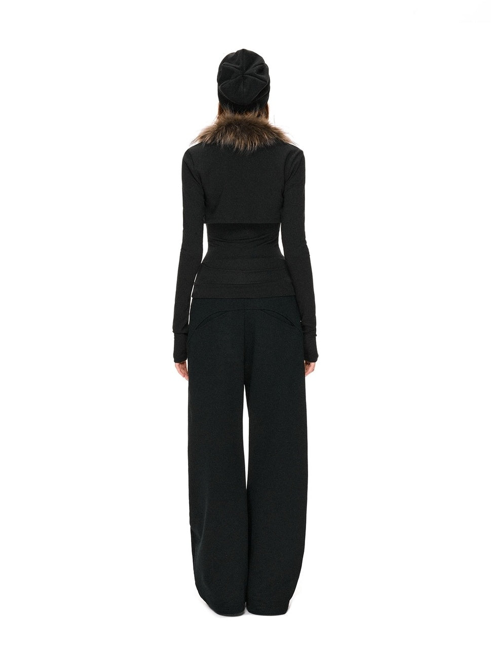 kvkv Soft Cotton Slim Fit Casual Cropped Cardigan Long Sleeve Womens Black Jacket