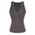 kvkv_Soft_Lyocell_Slim_Fit_Cropped_Button_Front_Women_Brown_Tank_Tops_MISSTT