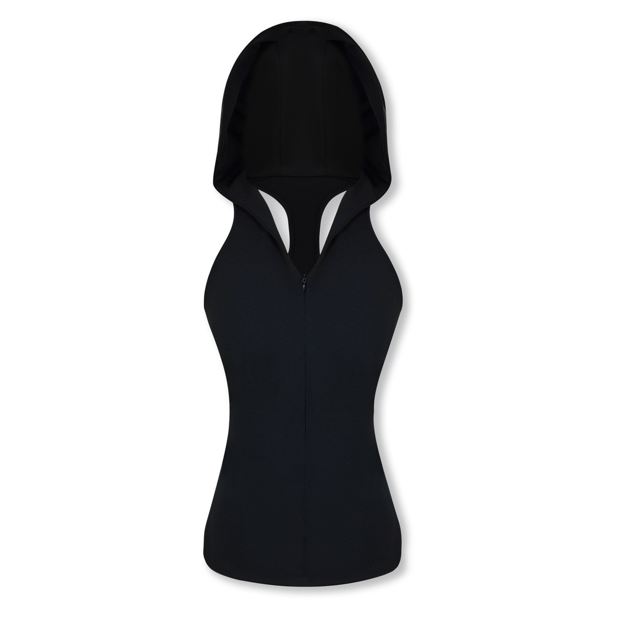 kvkv_Soft_Touch_Hooded_Racerback_Waist_Cinch_Zipper_Women&