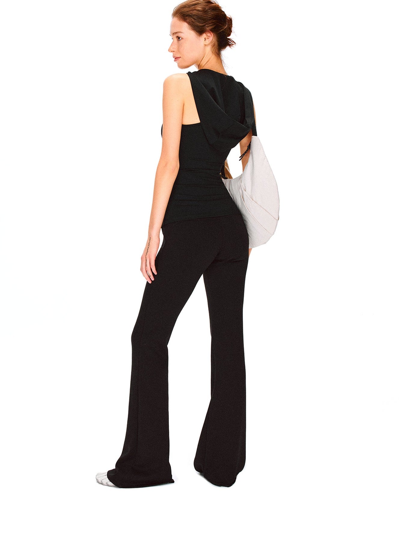 kvkv Soft Touch Hooded Racerback Waist Cinch Zipper Women&
