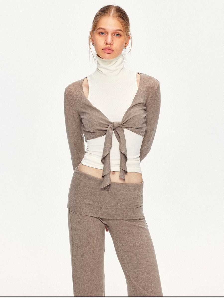 kvkv Soft Viscose Cotton Blend Cropped Athletic Long Sleeve Unisex Wheat T-Shirt