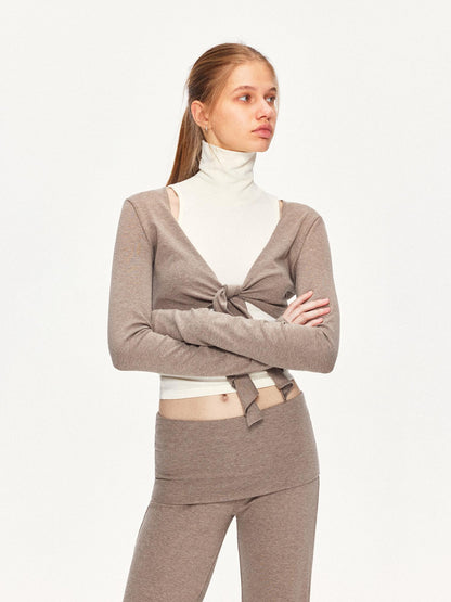 kvkv Soft Viscose Cotton Blend Cropped Athletic Long Sleeve Unisex Wheat T-Shirt
