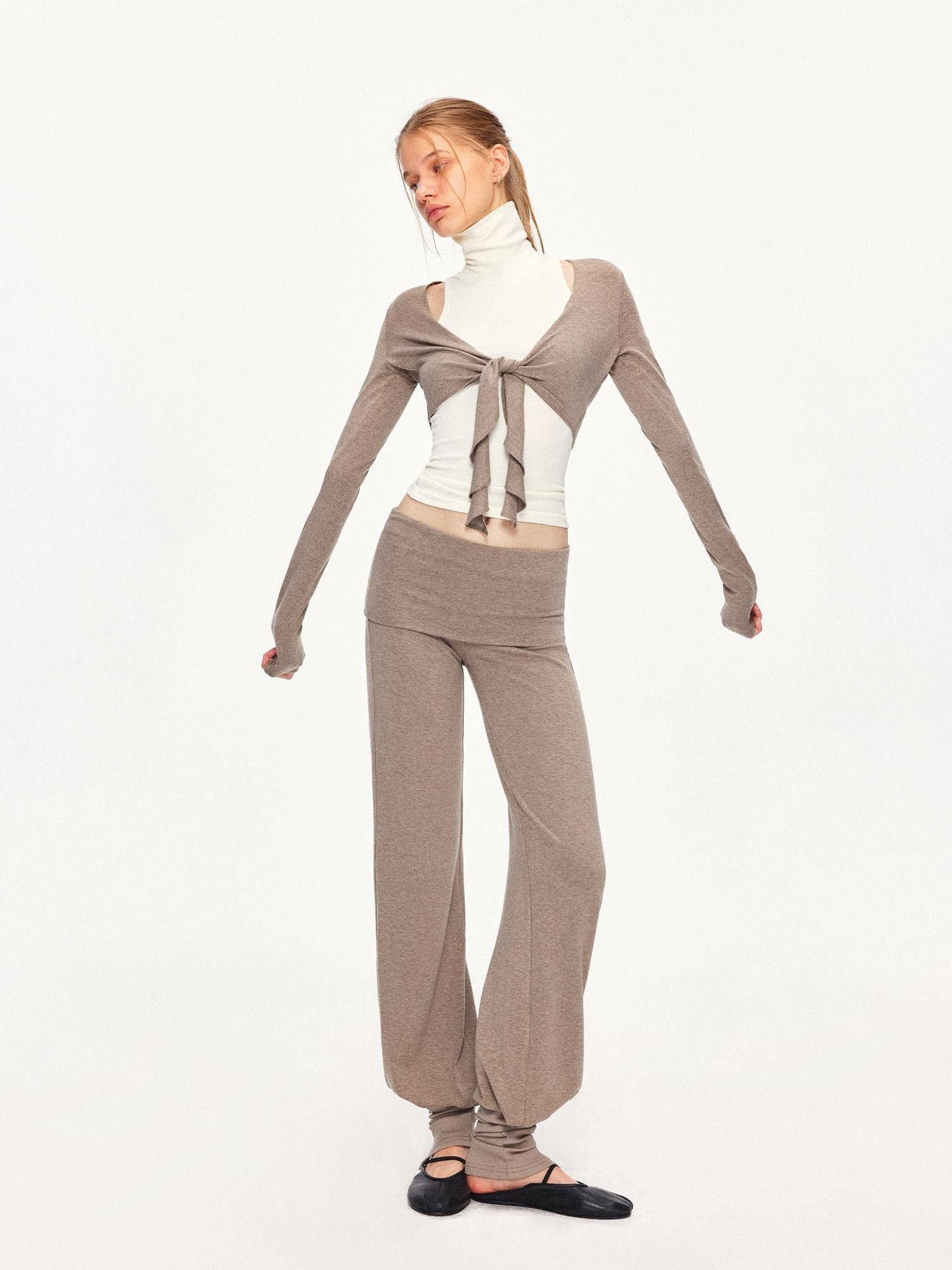 kvkv Soft Viscose Cotton Blend Cropped Athletic Long Sleeve Unisex Wheat T-Shirt