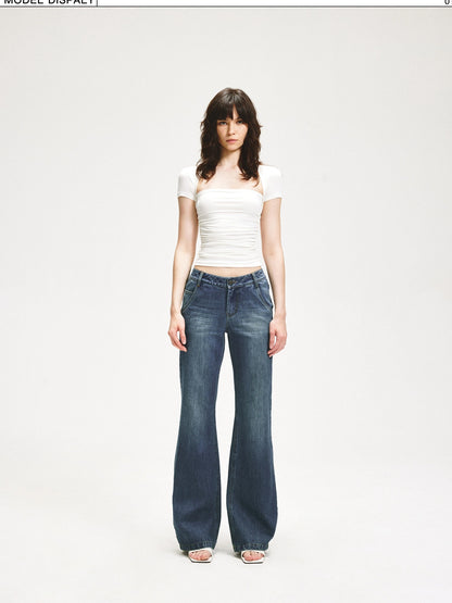 kvkv Square Neck Slim Fit T-shirt