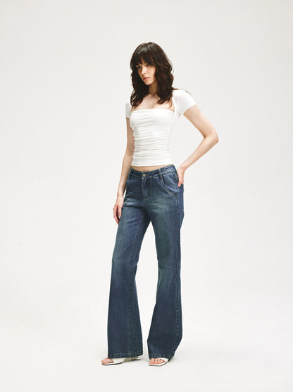 kvkv Square Neck Slim Fit T-shirt