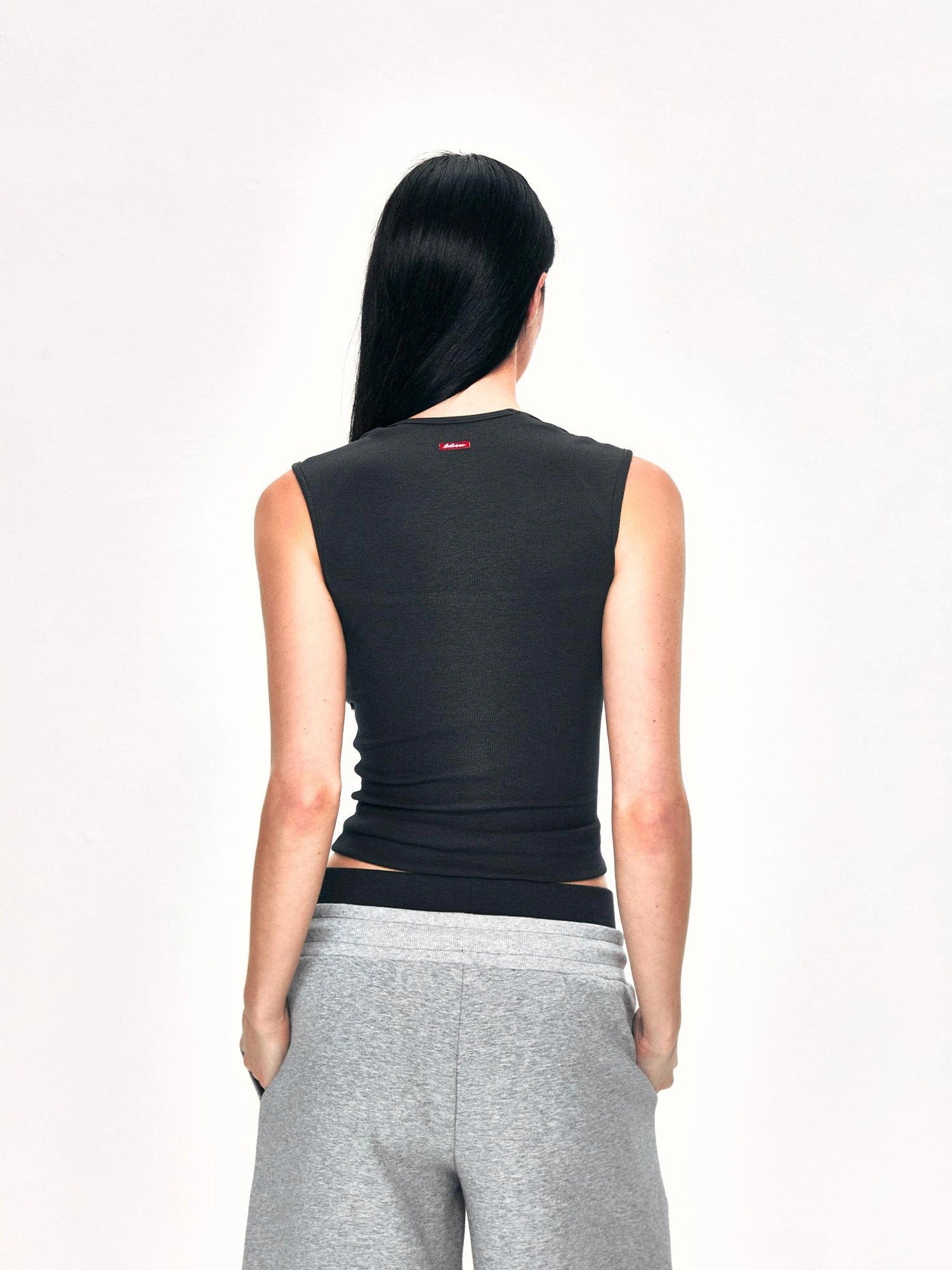 Square Neck Wide Strap Vest