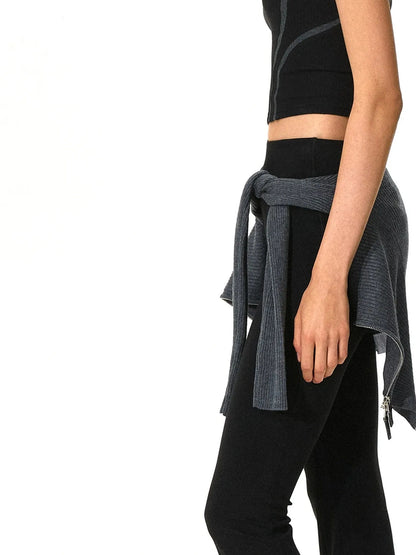 kvkv Strappy Yoga Tank Top V-neck T-shirt Long Sleeve