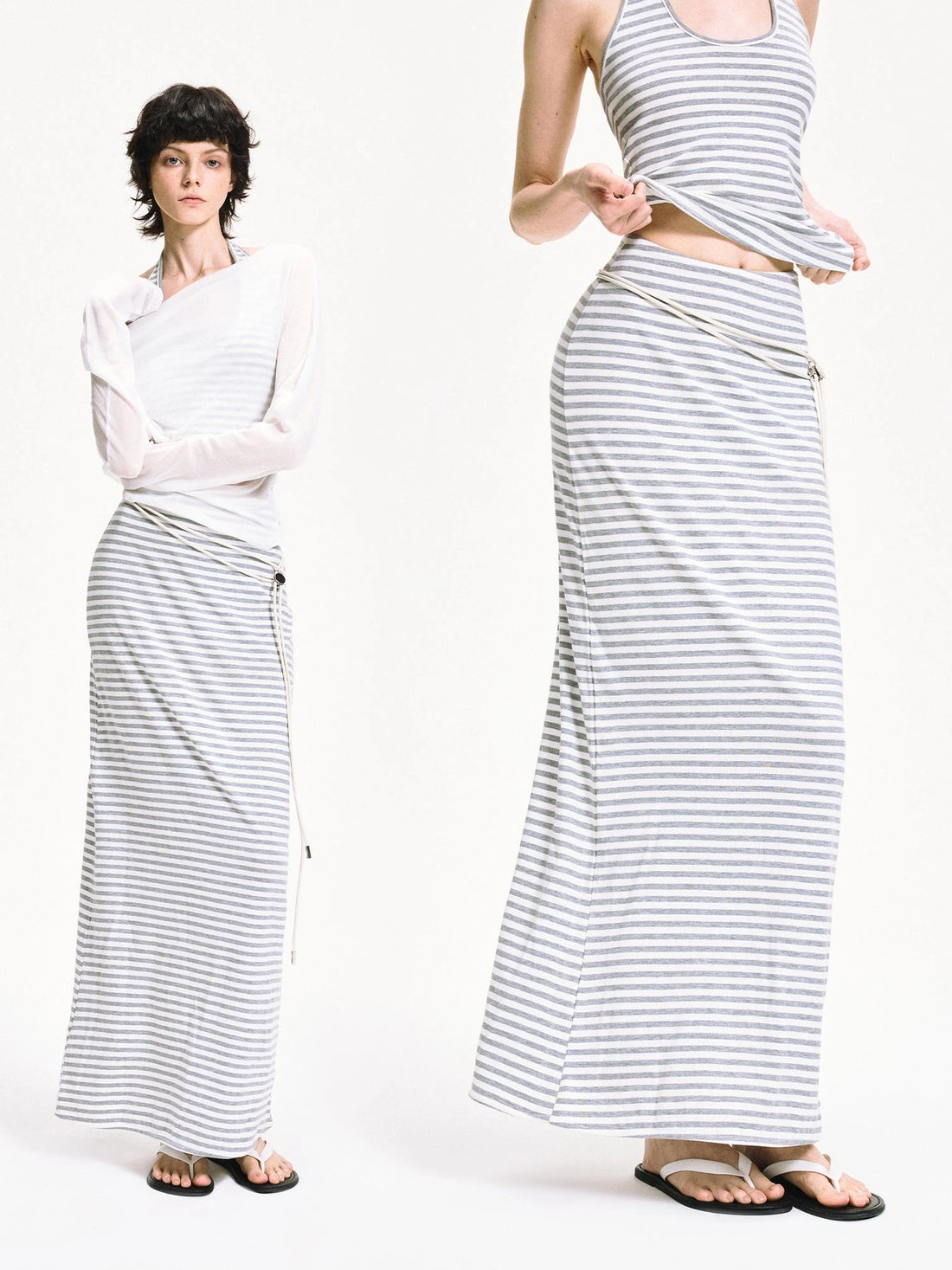 kvkv Stretch Fit Lyocell Bodycon Midi Skirt