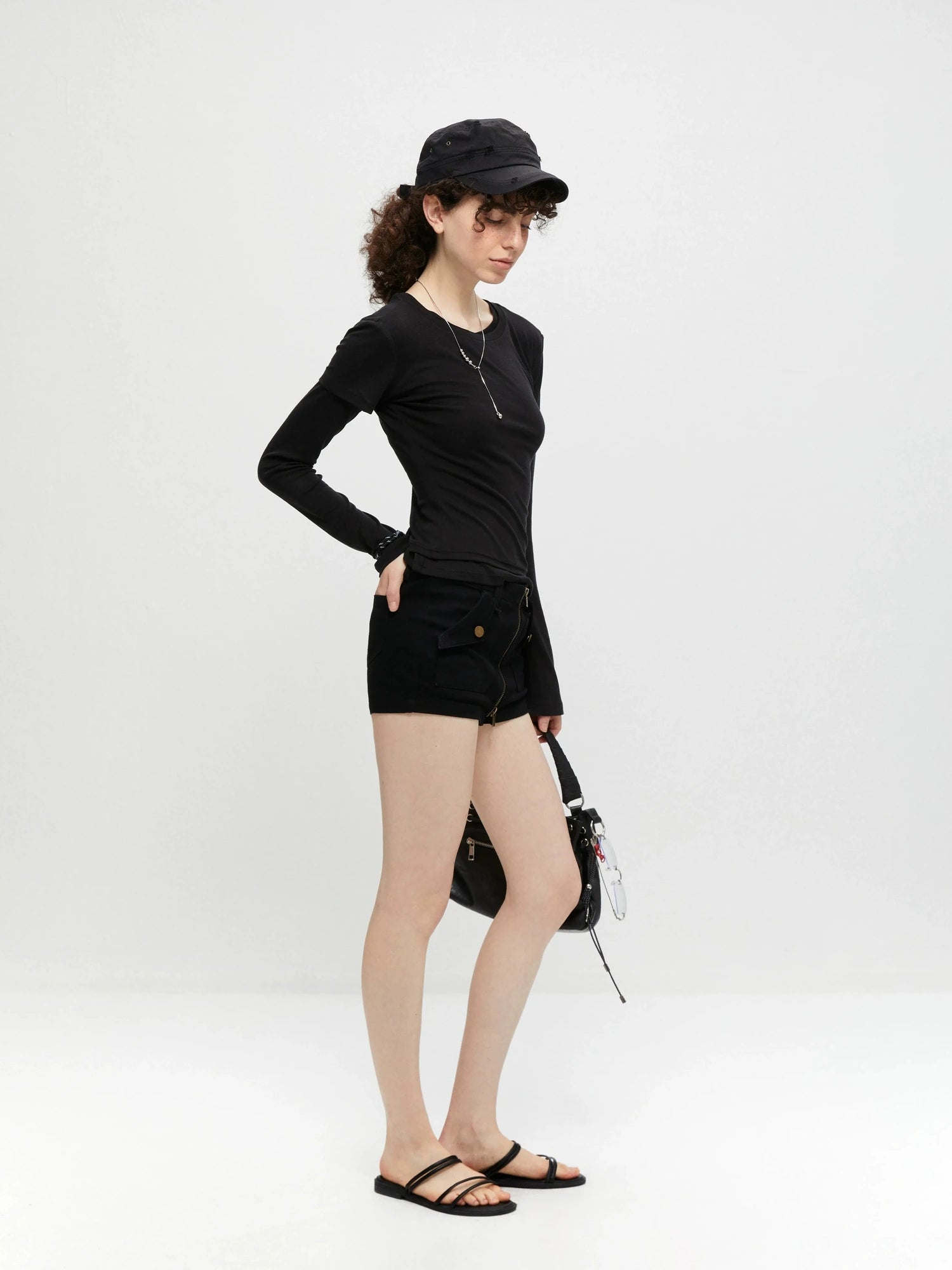 kvkv Stretch Zip Up Denim Skort