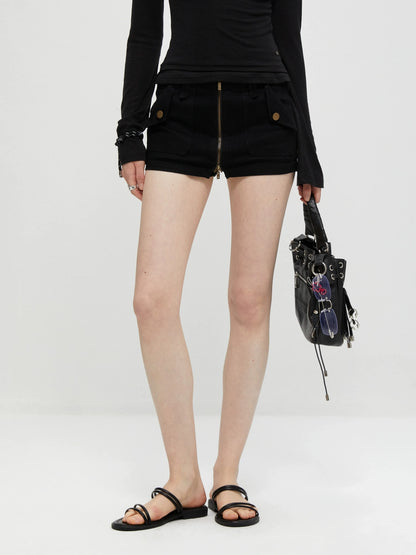 kvkv Stretch Zip Up Denim Skort