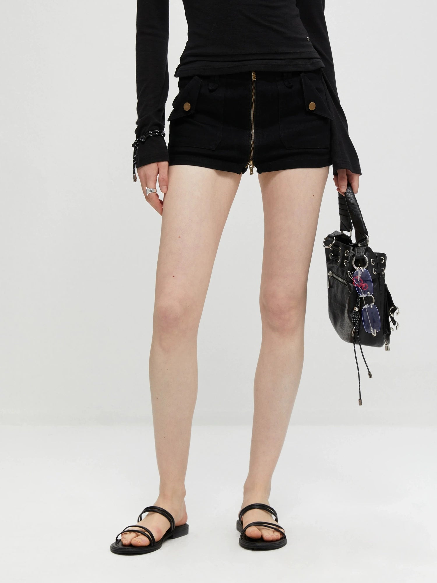 kvkv Stretch Zip Up Denim Skort