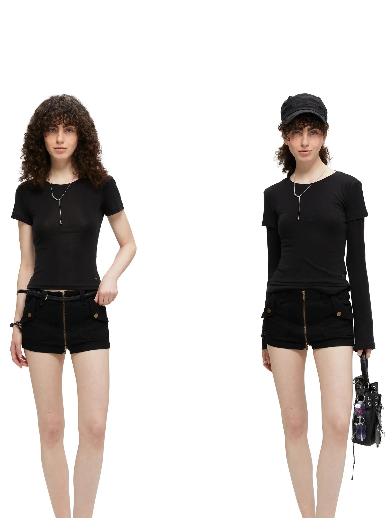 kvkv Stretch Zip Up Denim Skort