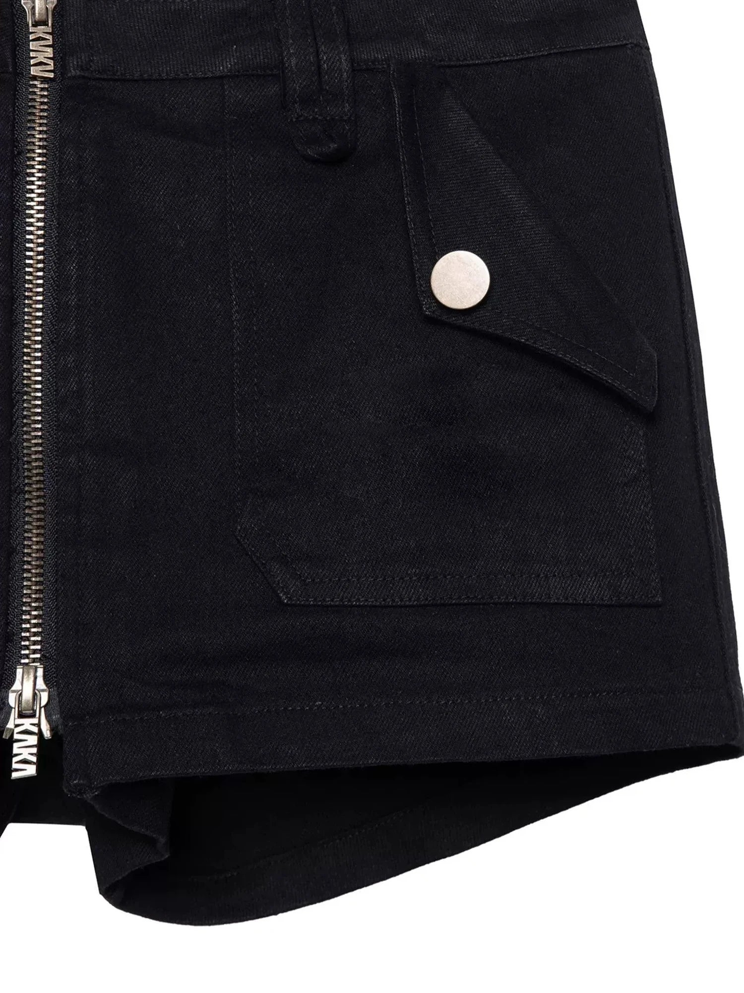 kvkv Stretch Zip Up Denim Skort