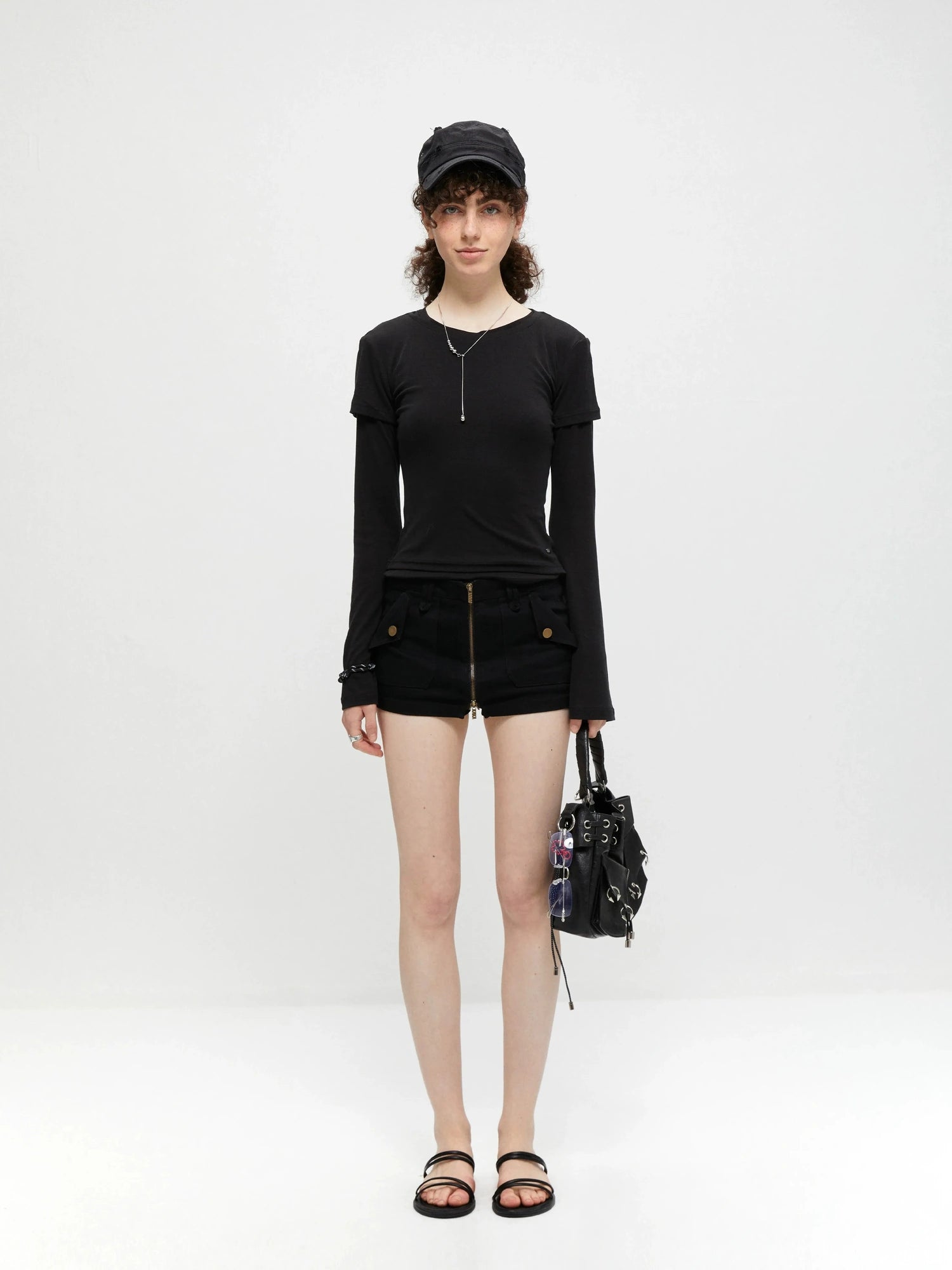 kvkv Stretch Zip Up Denim Skort