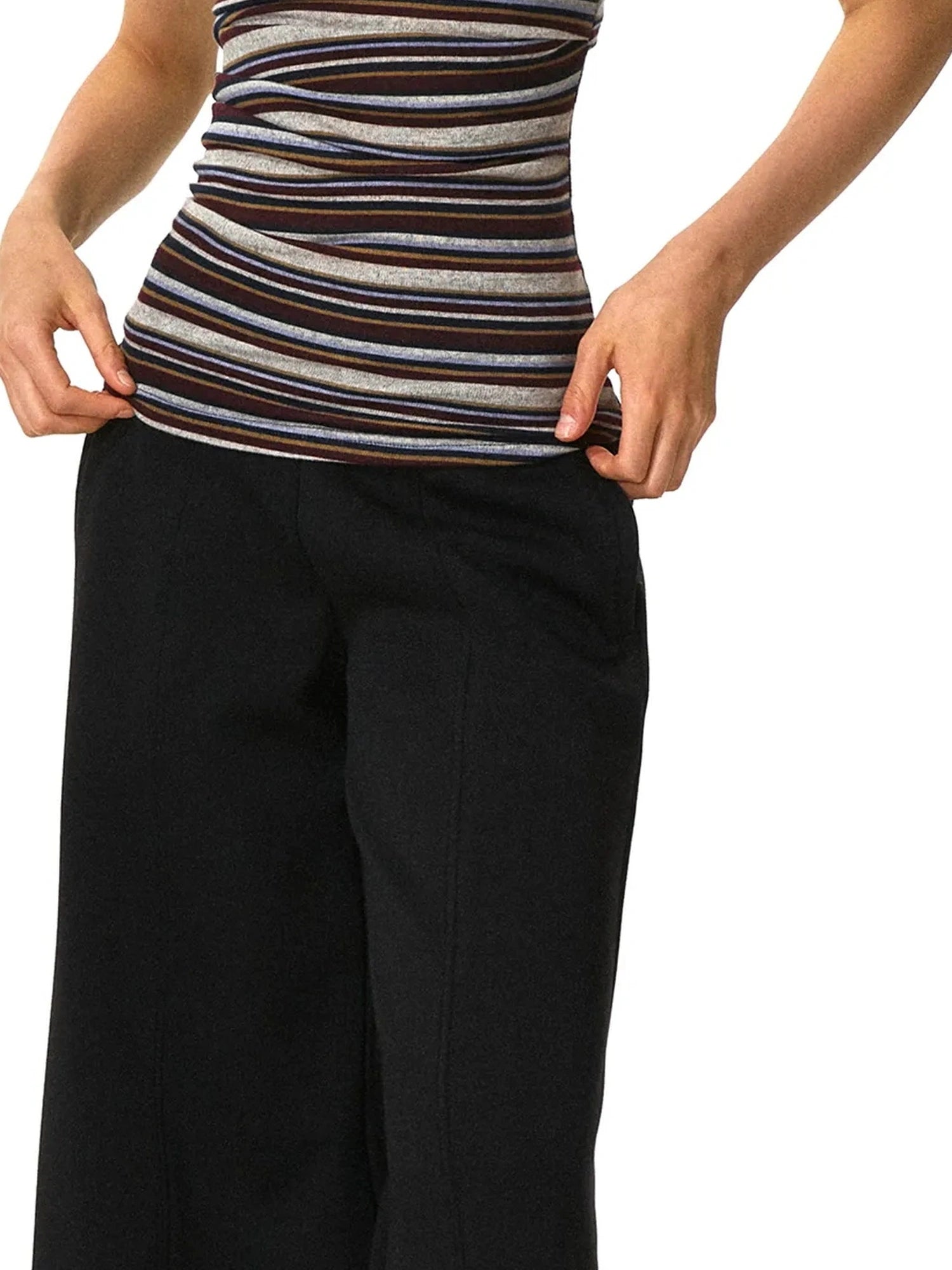 kvkv Stretchy Striped Bandeau Top
