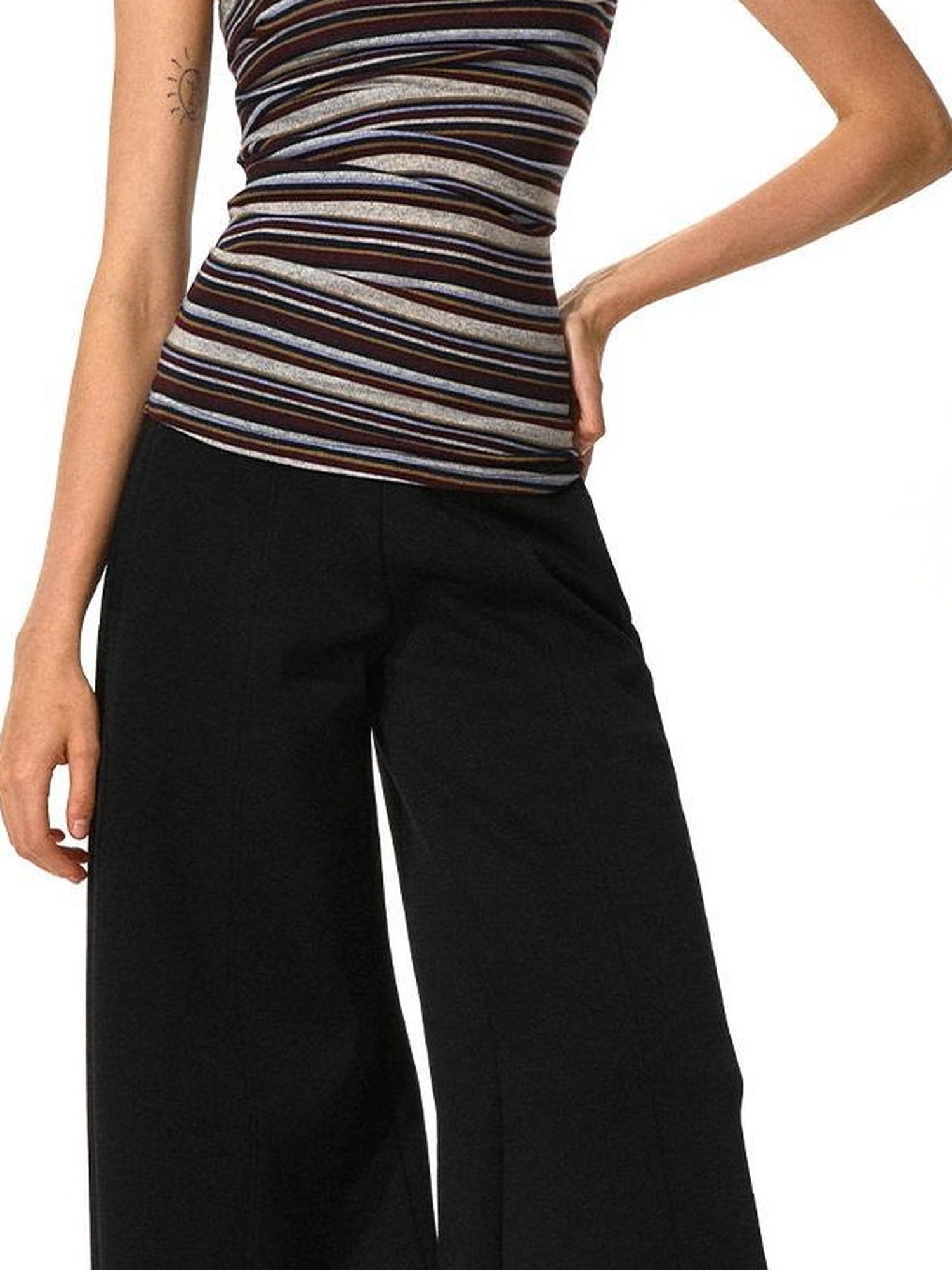 kvkv Stretchy Striped Bandeau Top