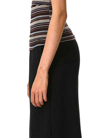 kvkv Stretchy Striped Bandeau Top
