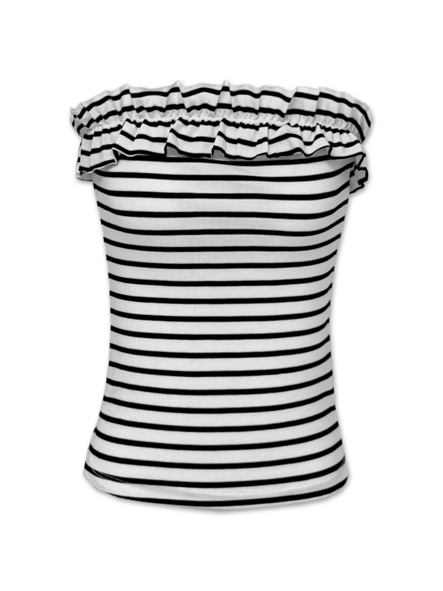 kvkv_Striped_Contour_Lace_Trim_Bandeau_Top_MISSTT