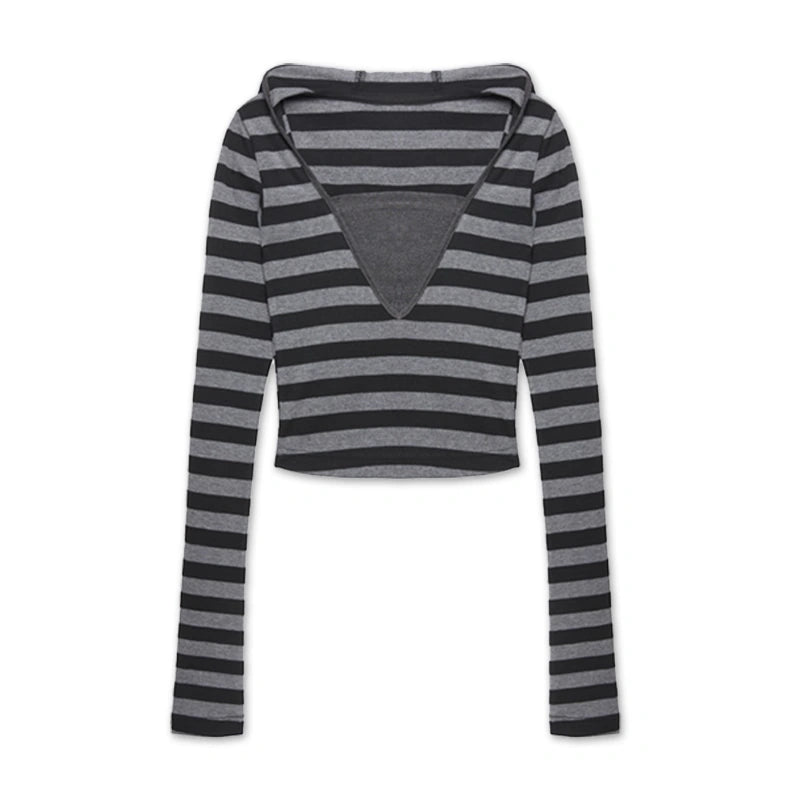 kvkv_Striped_Hoodie_With_Detachable_Waistband_MISSTT
