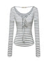 kvkv_Striped_U_Neck_Beaded_Tie_Front_Blouse_MISSTT