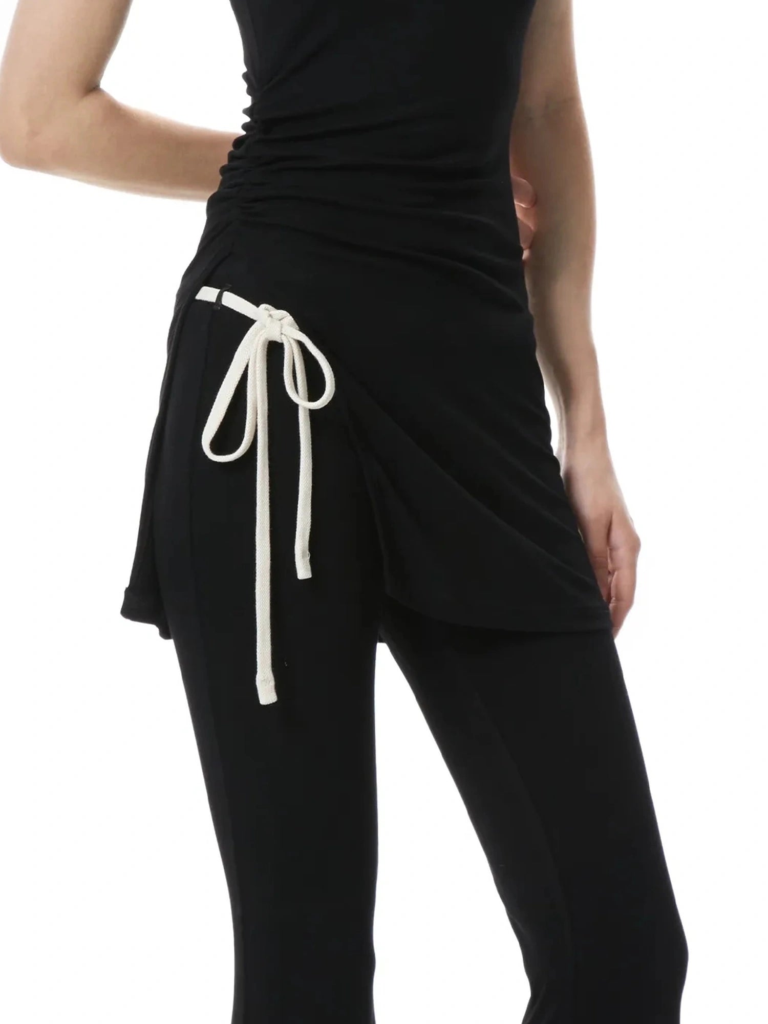 kvkv Tencel Slit Side Draped Tank Dress
