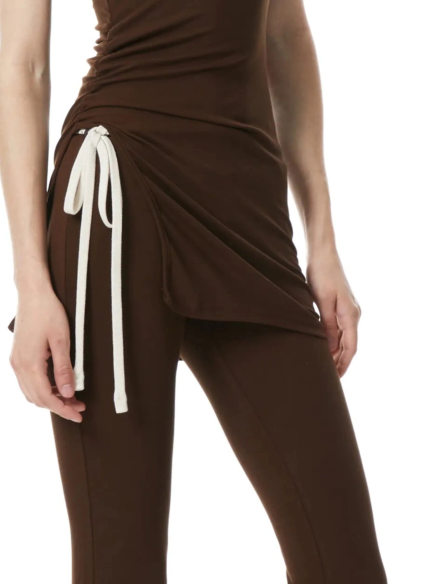 kvkv Tencel Slit Side Draped Tank Dress