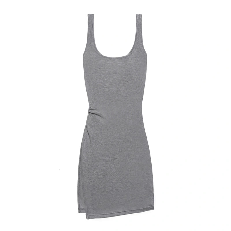 kvkv_Tencel_Slit_Side_Draped_Tank_Dress_MISSTT