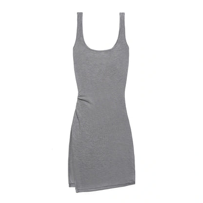 kvkv_Tencel_Slit_Side_Draped_Tank_Dress_MISSTT