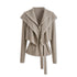 kvkv_Textured_Double_Layer_Lapel_Tie_Waist_Women&