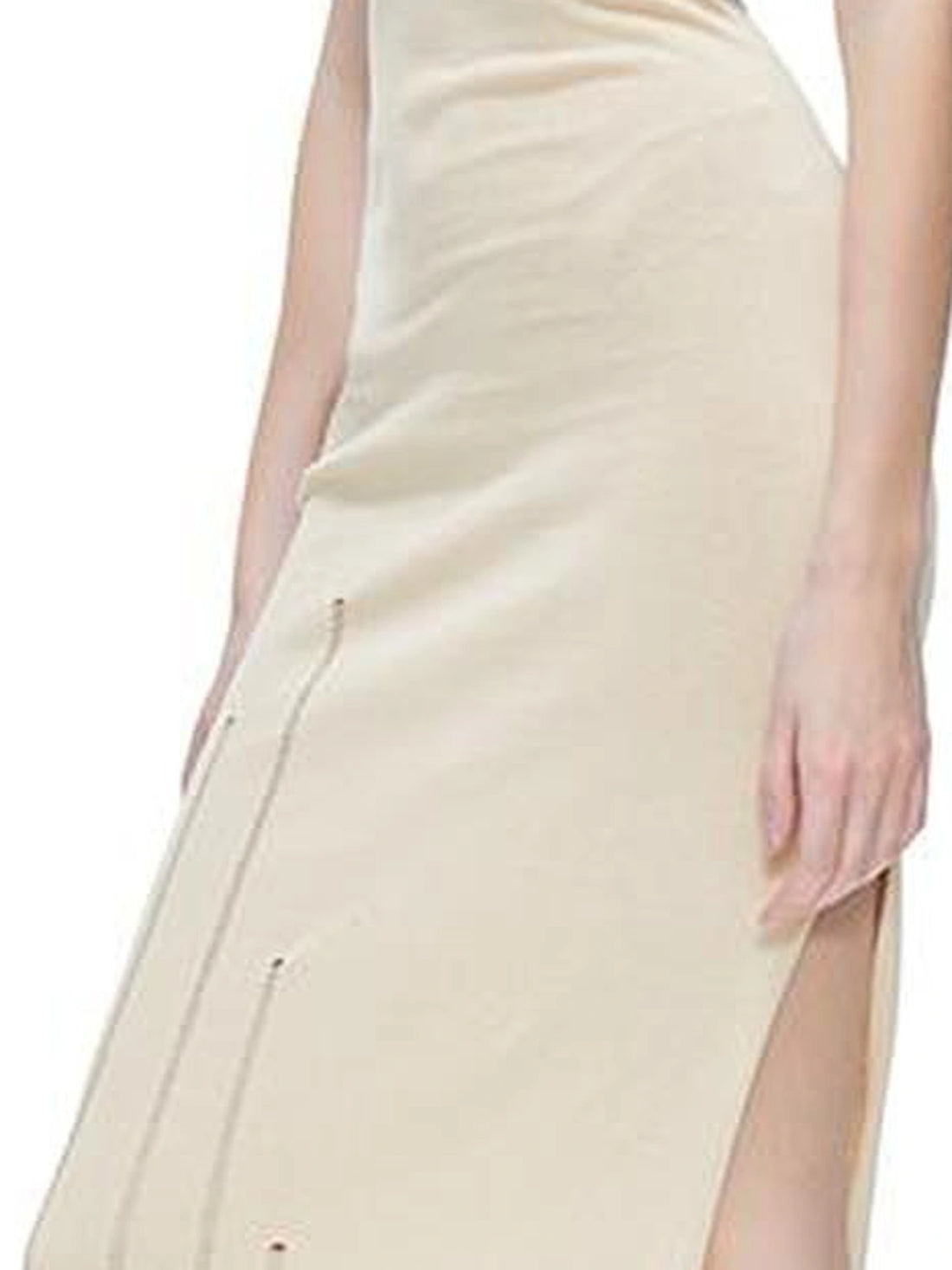 kvkv Textured Jacquard Long Dress In Earth Tones