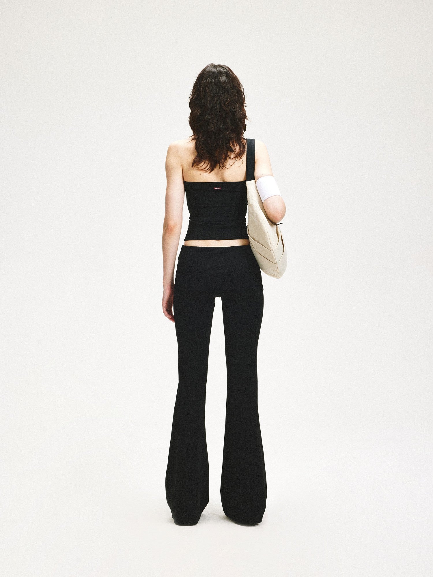 kvkv Twist Knot Asymmetrical V-neck Open Back Women&