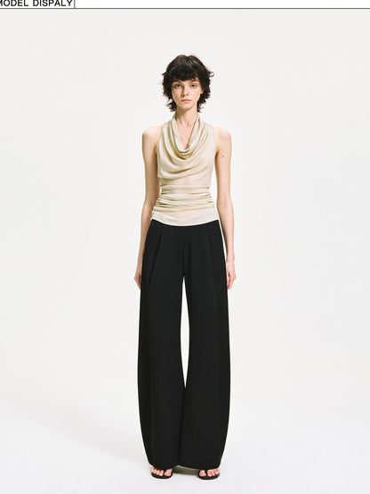 Twist Knot Backless Halter Top