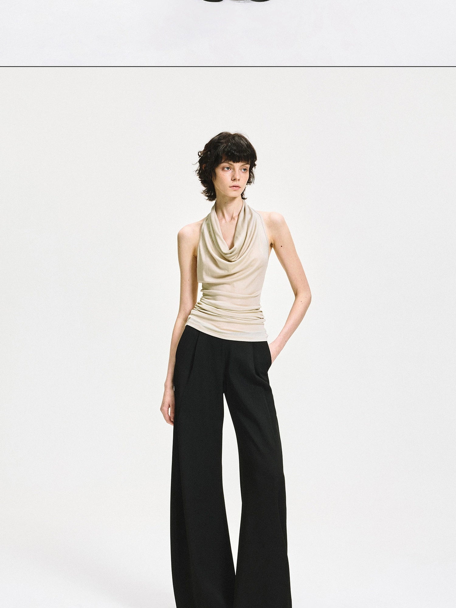 Twist Knot Backless Halter Top