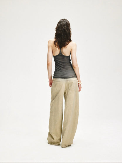 KVKV Yoga Clothing Brand - Twisted Back Hollow Out Halter Top