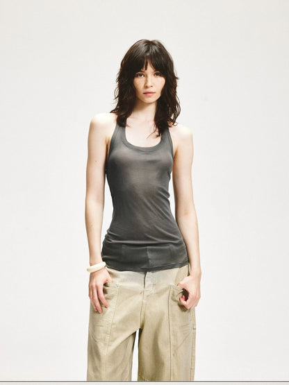 KVKV Yoga Clothing Brand - Twisted Back Hollow Out Halter Top