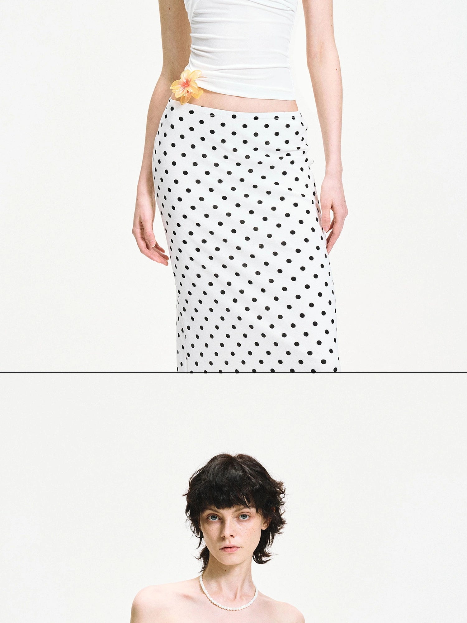 kvkv Twisted Cross Wrap Tencel Tube Top