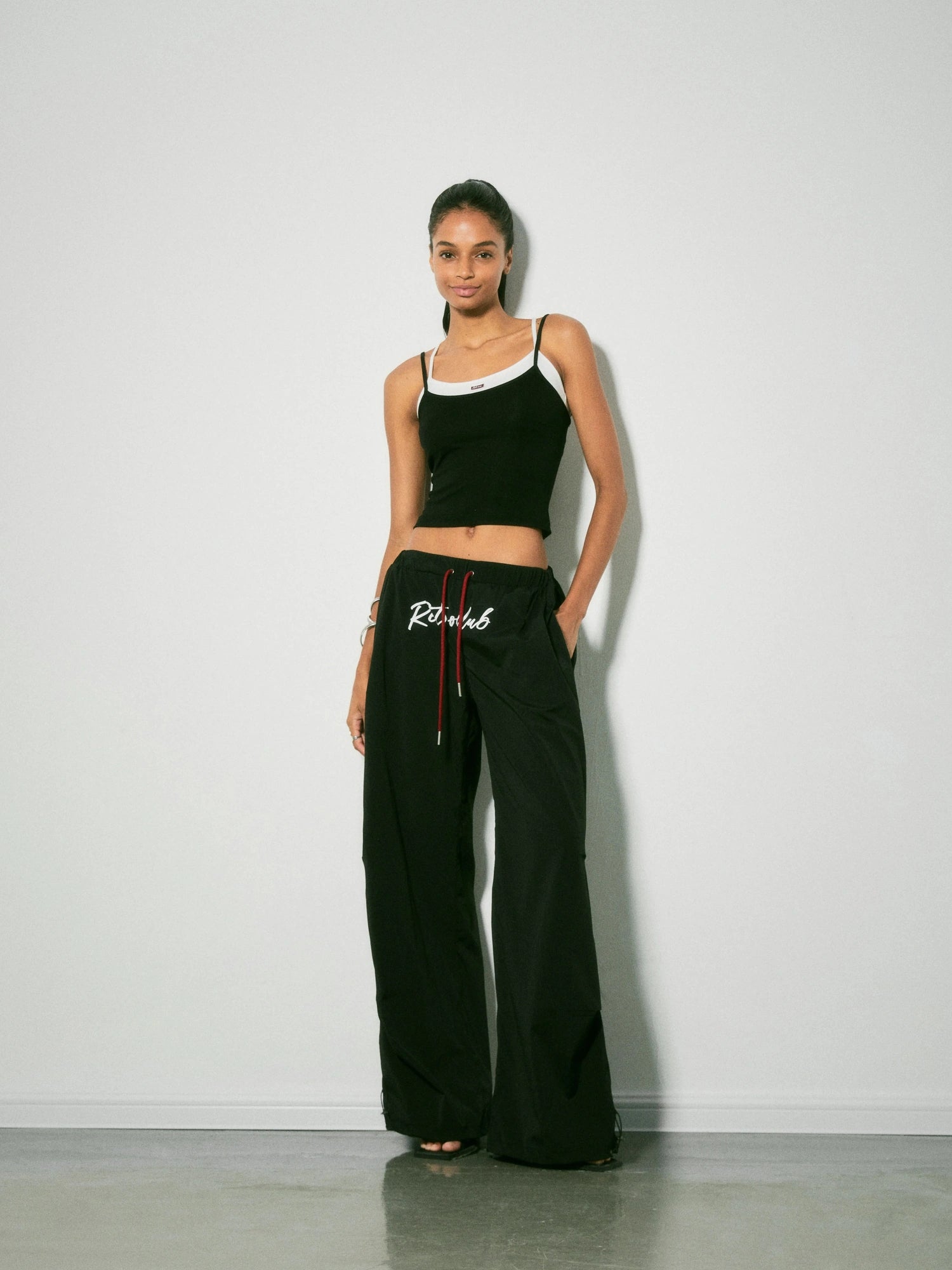 kvkv Two Piece Layered Mesh Tank Top
