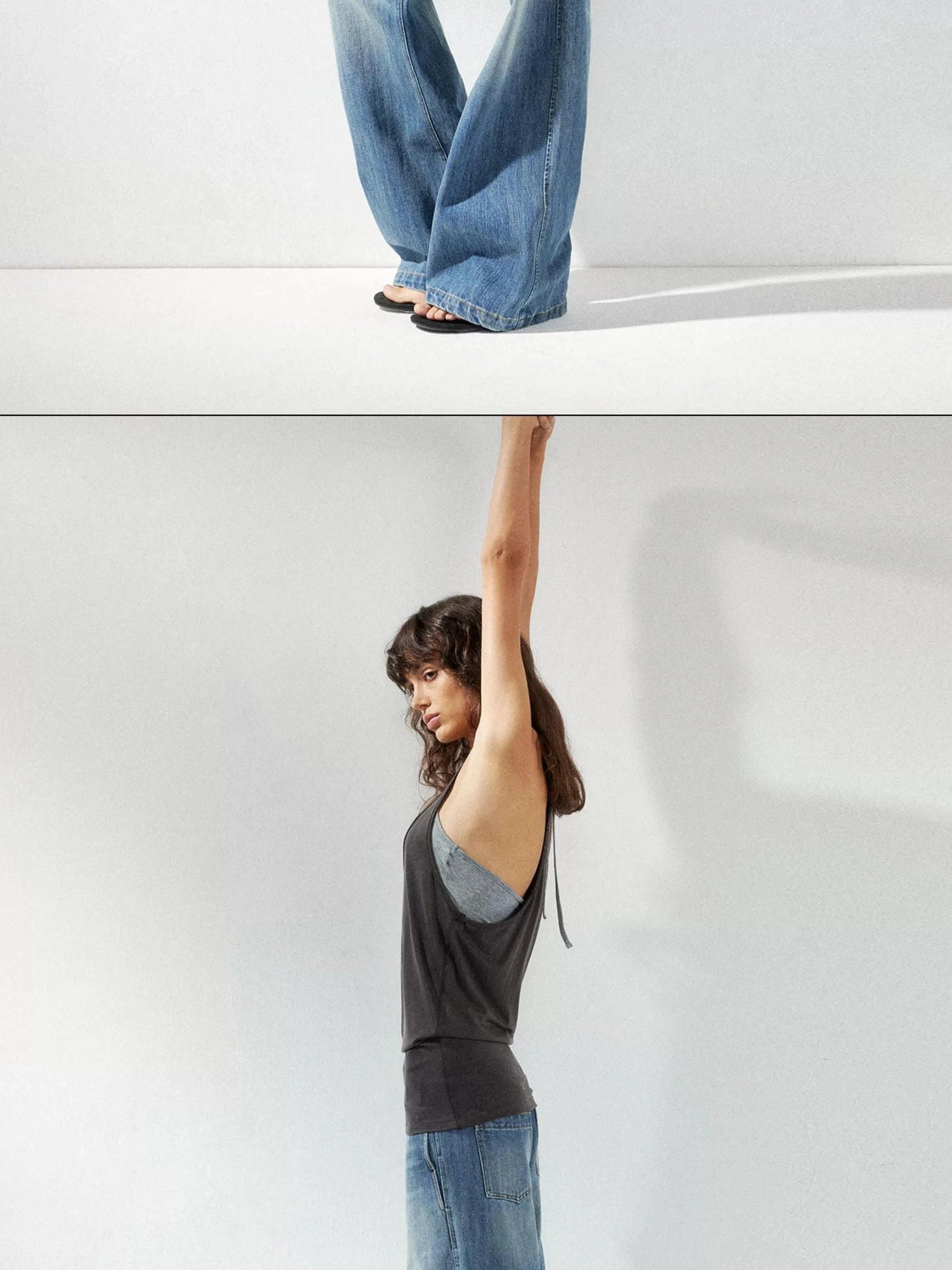 kvkv Two Piece Layered Slip Top
