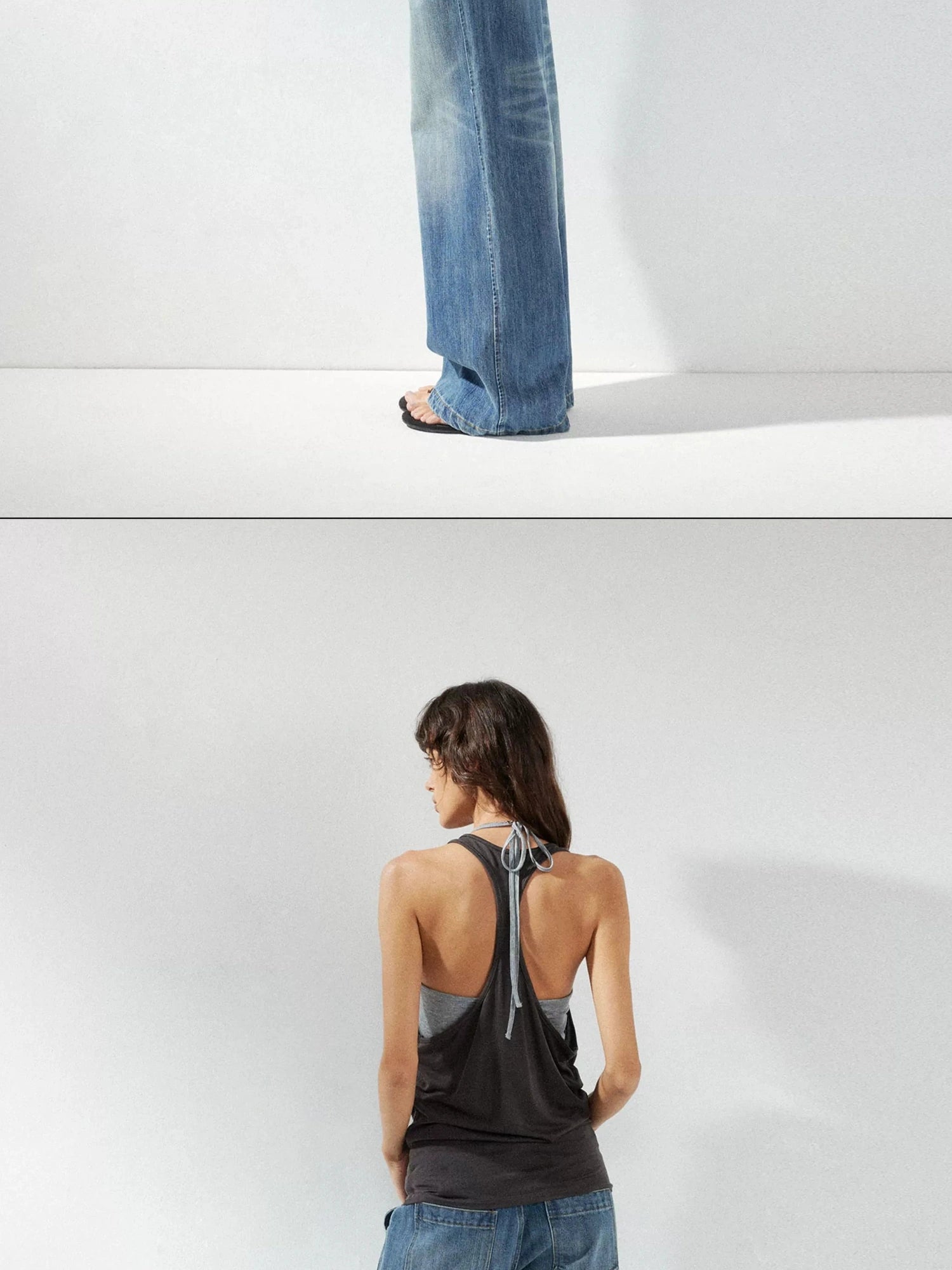 kvkv Two Piece Layered Slip Top