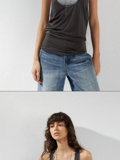 kvkv Two Piece Layered Slip Top